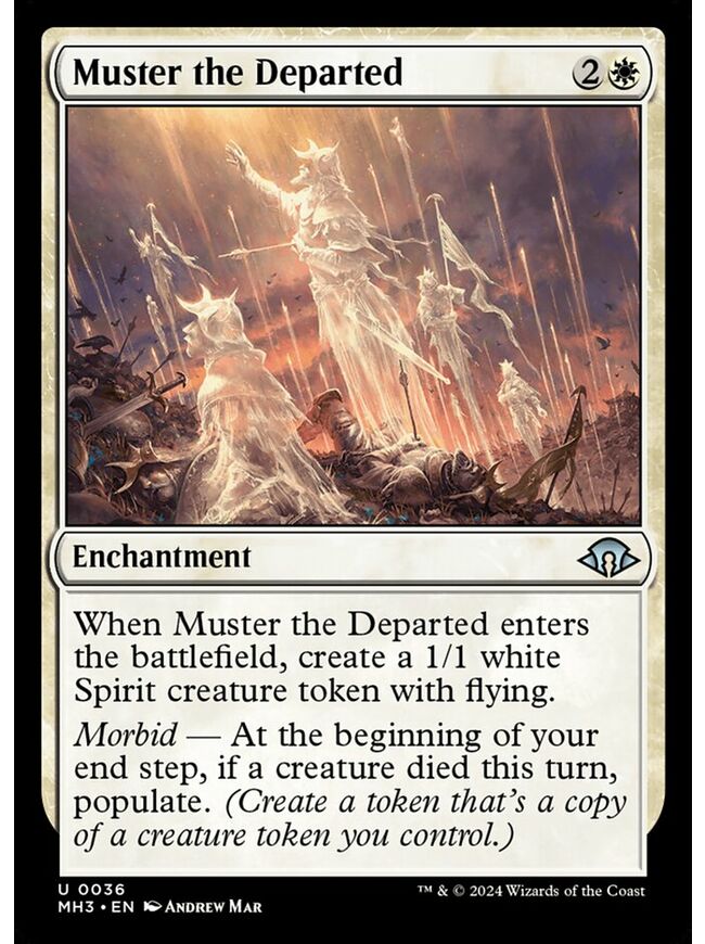 Muster the Departed