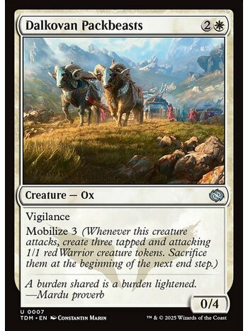 Dalkovan Packbeasts