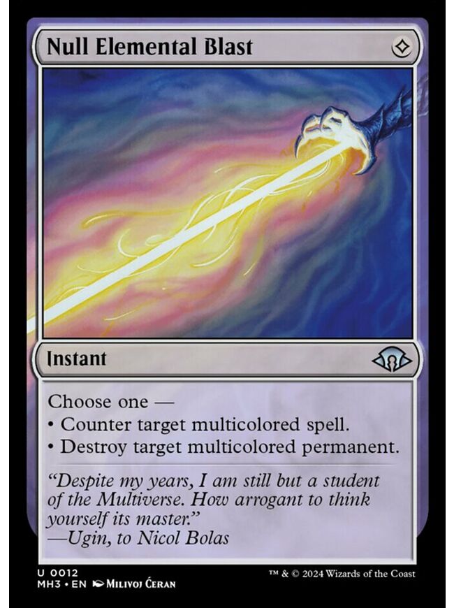 Null Elemental Blast