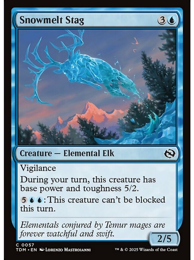 Snowmelt Stag
