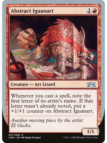 Abstract Iguanart