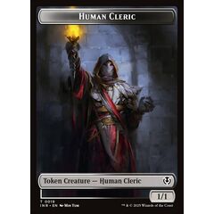 Human Cleric Token (White/Black)
