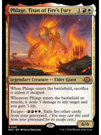 Phlage, Titan of Fire's Fury