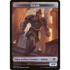 Golem Token (4/4) (Red/White)