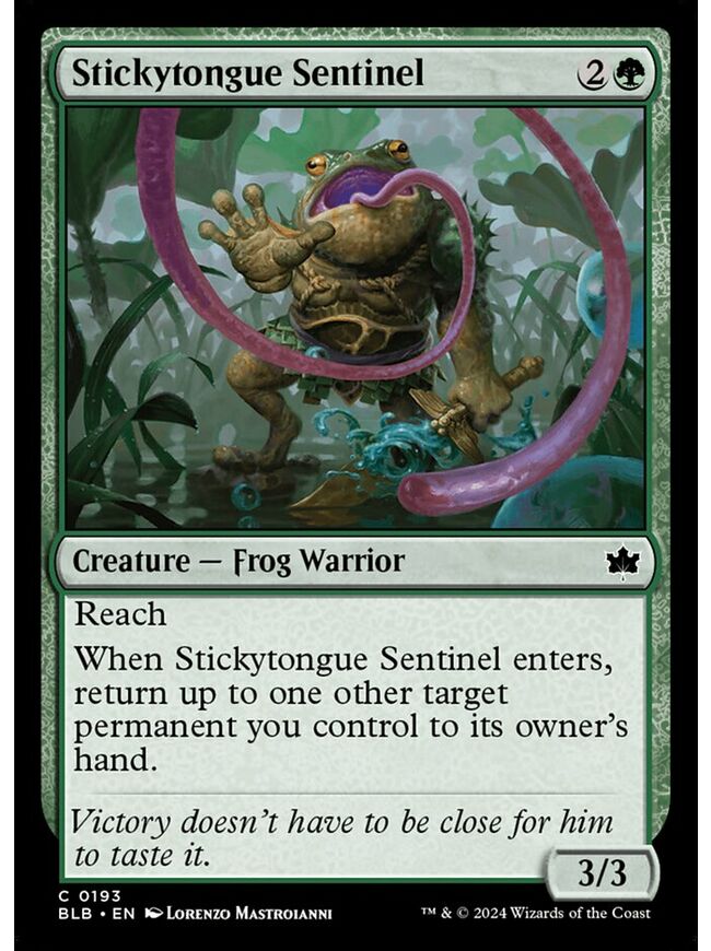 Stickytongue Sentinel