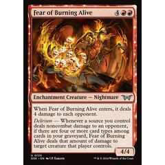 Fear of Burning Alive