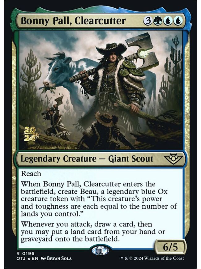 Bonny Pall, Clearcutter