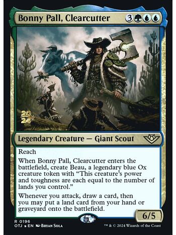 Bonny Pall, Clearcutter