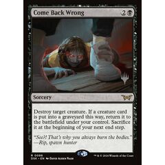 Come Back Wrong