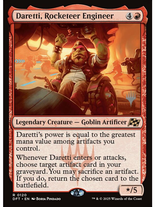 Daretti, Rocketeer Engineer