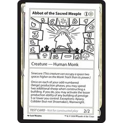 Abbot of the Sacred Meeple