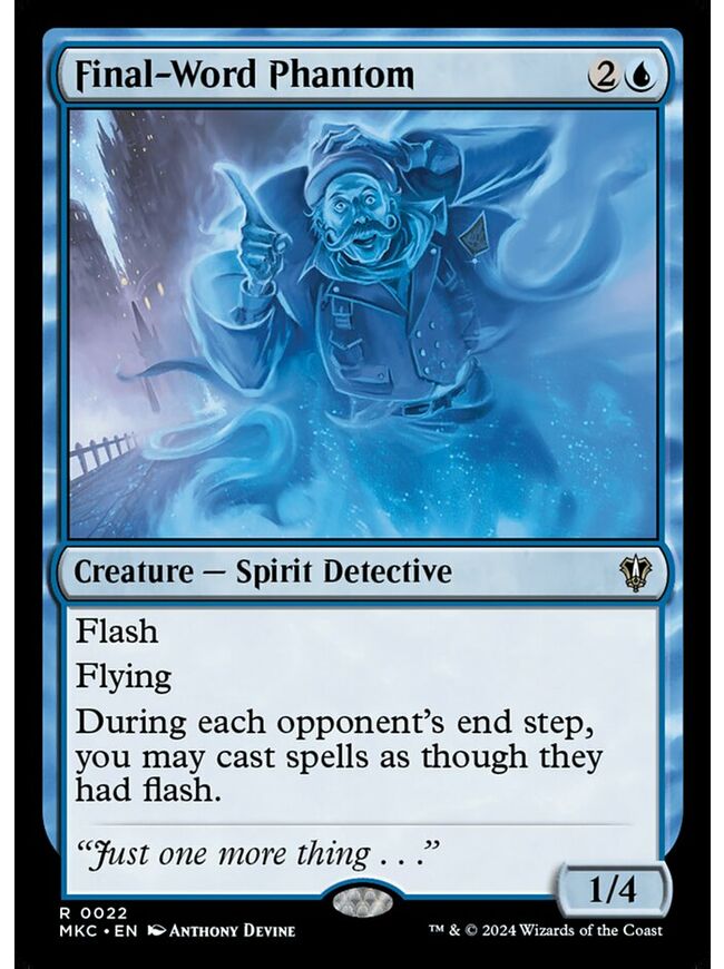 Final-Word Phantom