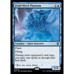 Final-Word Phantom