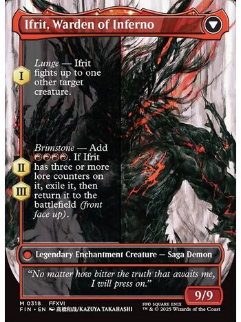 Clive, Ifrit's Dominant // Ifrit, Warden of Inferno