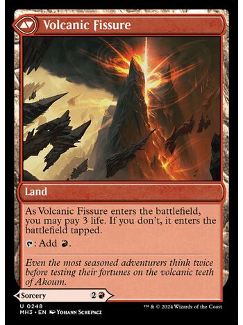 Sundering Eruption // Volcanic Fissure