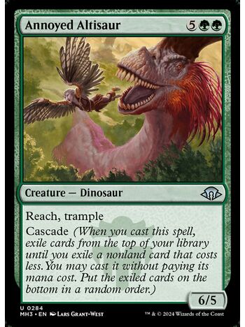 Annoyed Altisaur