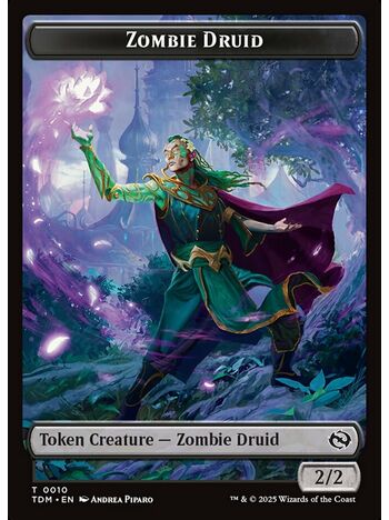 Zombie Druid Token