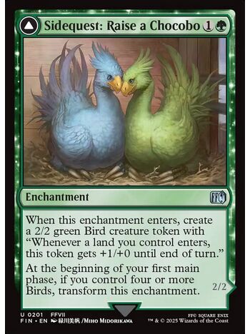 Sidequest: Raise a Chocobo // Black Chocobo