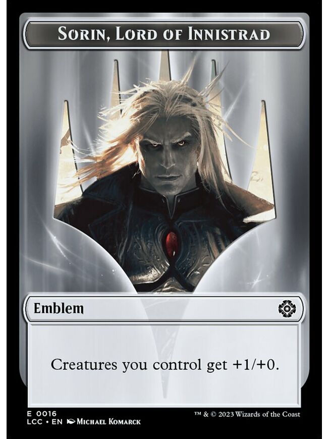 Sorin, Lord of Innistrad Emblem Token