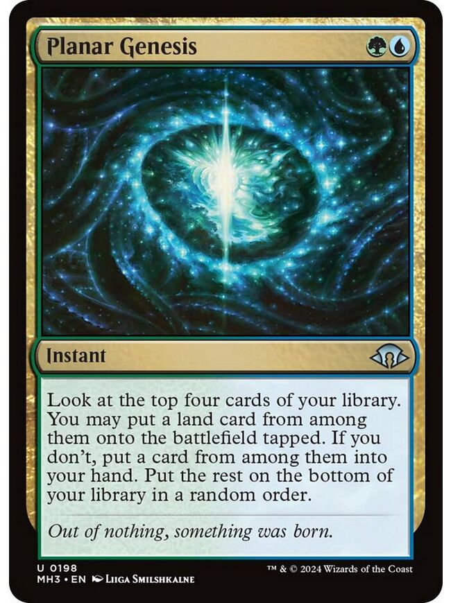 Planar Genesis