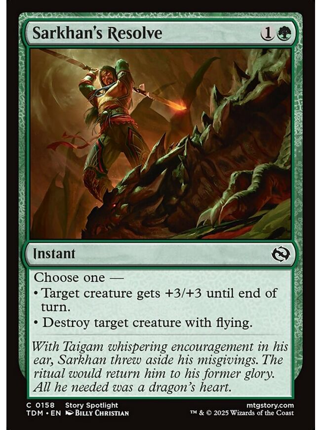 Sarkhan's Resolve