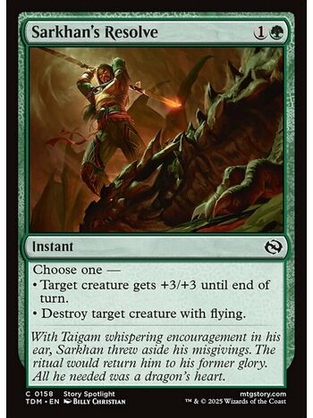 Sarkhan's Resolve