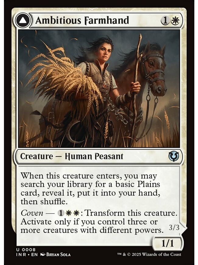 Ambitious Farmhand // Seasoned Cathar