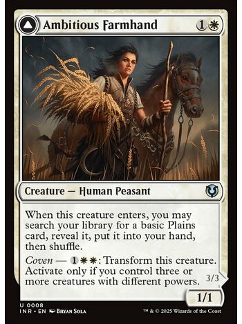 Ambitious Farmhand // Seasoned Cathar