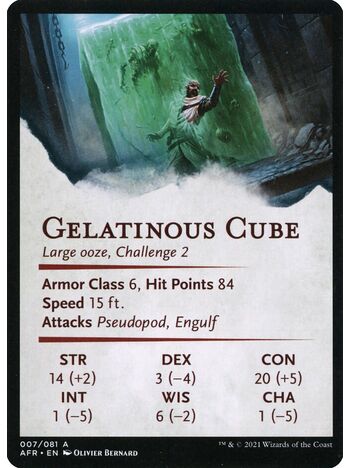 Gelatinous Cube // Gelatinous Cube (Art Series)
