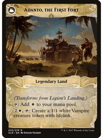 Legion's Landing // Adanto, the First Fort