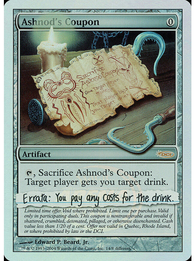 Ashnod's Coupon