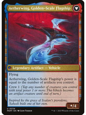 Invasion of Kaladesh // Aetherwing, Golden-Scale Flagship