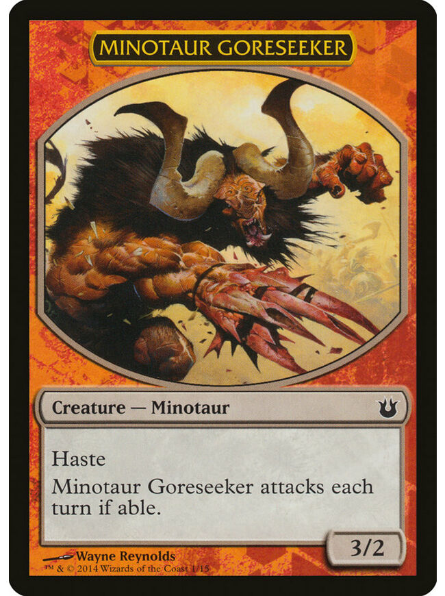 Minotaur Goreseeker Token