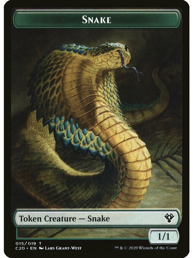 Snake Token (1/1) (Green)