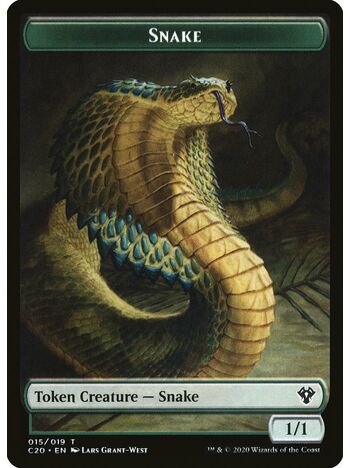 Snake Token (1/1) (Green)