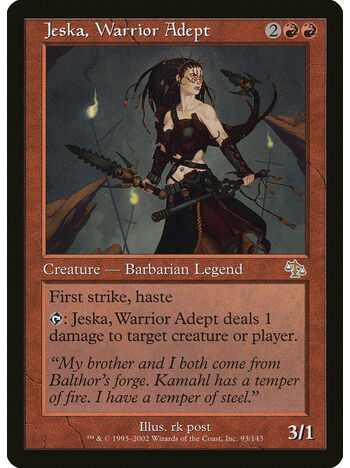 Jeska, Warrior Adept