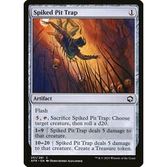 Spiked Pit Trap