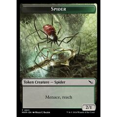 Spider Token (2/1) (Black/Green)