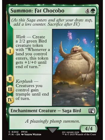 Summon: Fat Chocobo